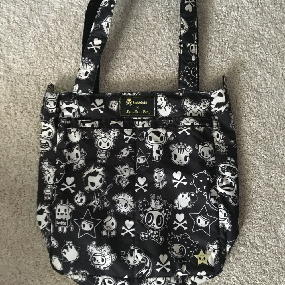 Ju-Ju-Be Tokidoki Character Tote in Black and White